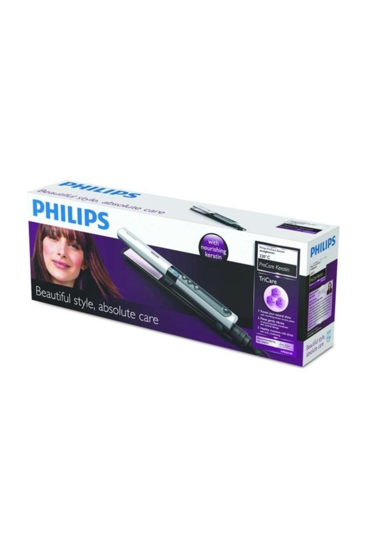 ProCare Keratin HP8361/00 Saç Düzleştirici İyonik Metalik
