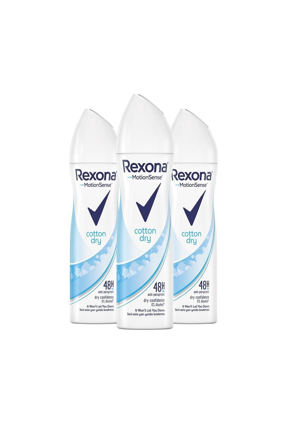 Kadın Sprey Deodorant Cotton Dry 150 ml x3 Adet