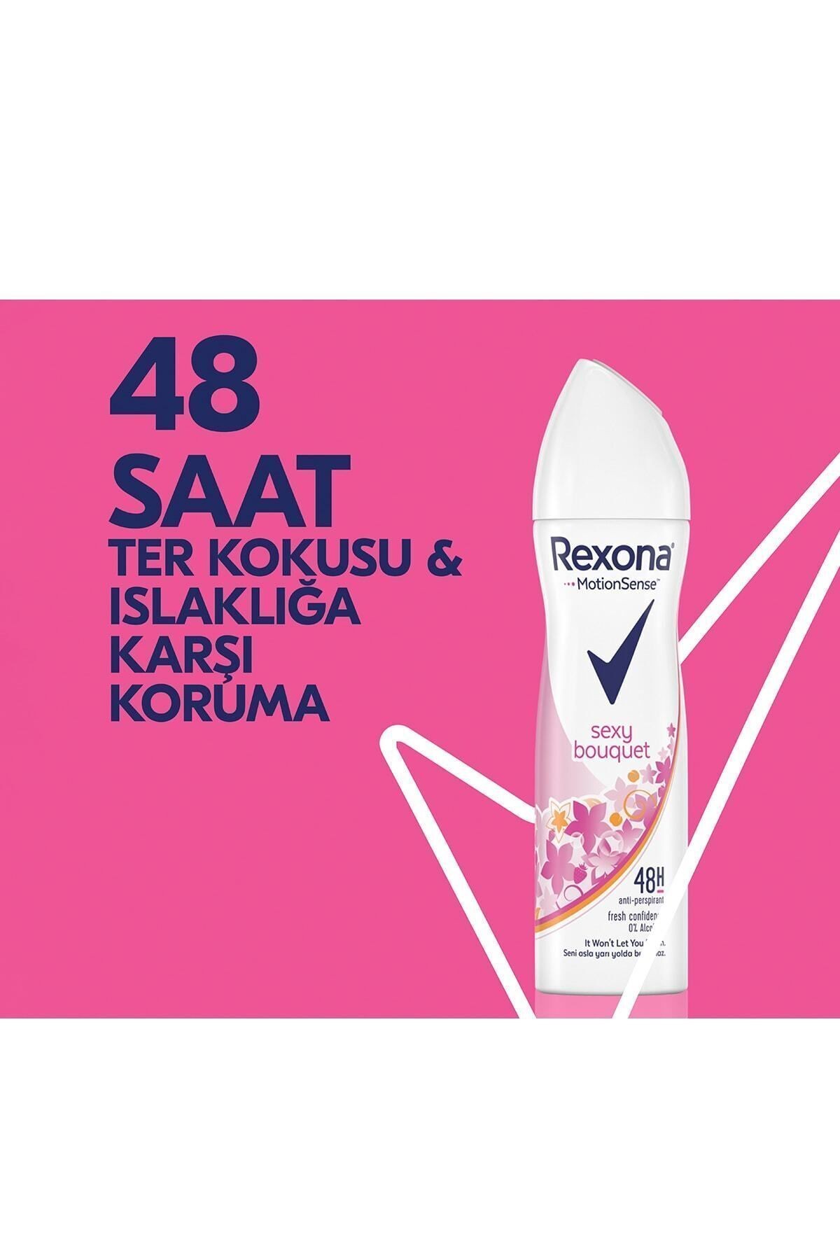 Rexona Kadın Sprey Deodorant Sexy Bouquet 150 ml X3