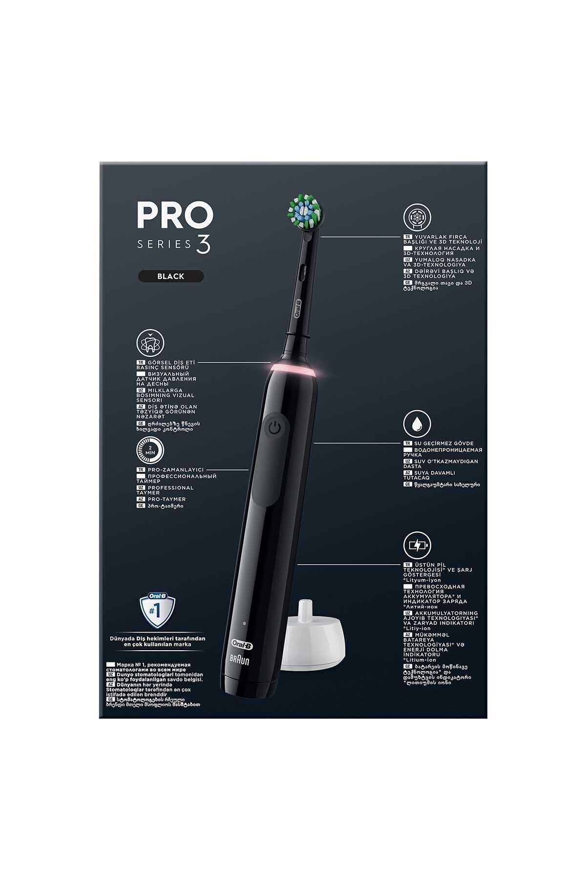 Oral-B Pro 3 3900 2'li Şarjlı Diş Fırçası