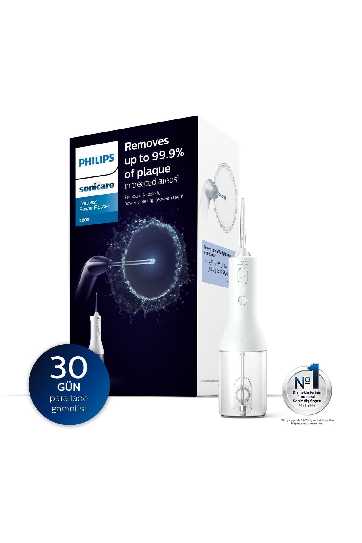 Şarj Edilebilir Diş Fırçası Şarjlı Diş Arası Temizleyicisi – Power Flosser 2000 455Wseri