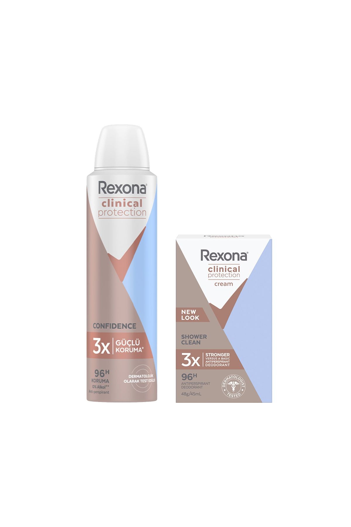 Rexona Clinical Protection Kadın Deodorant 150 ml + Stick 45 ml Set