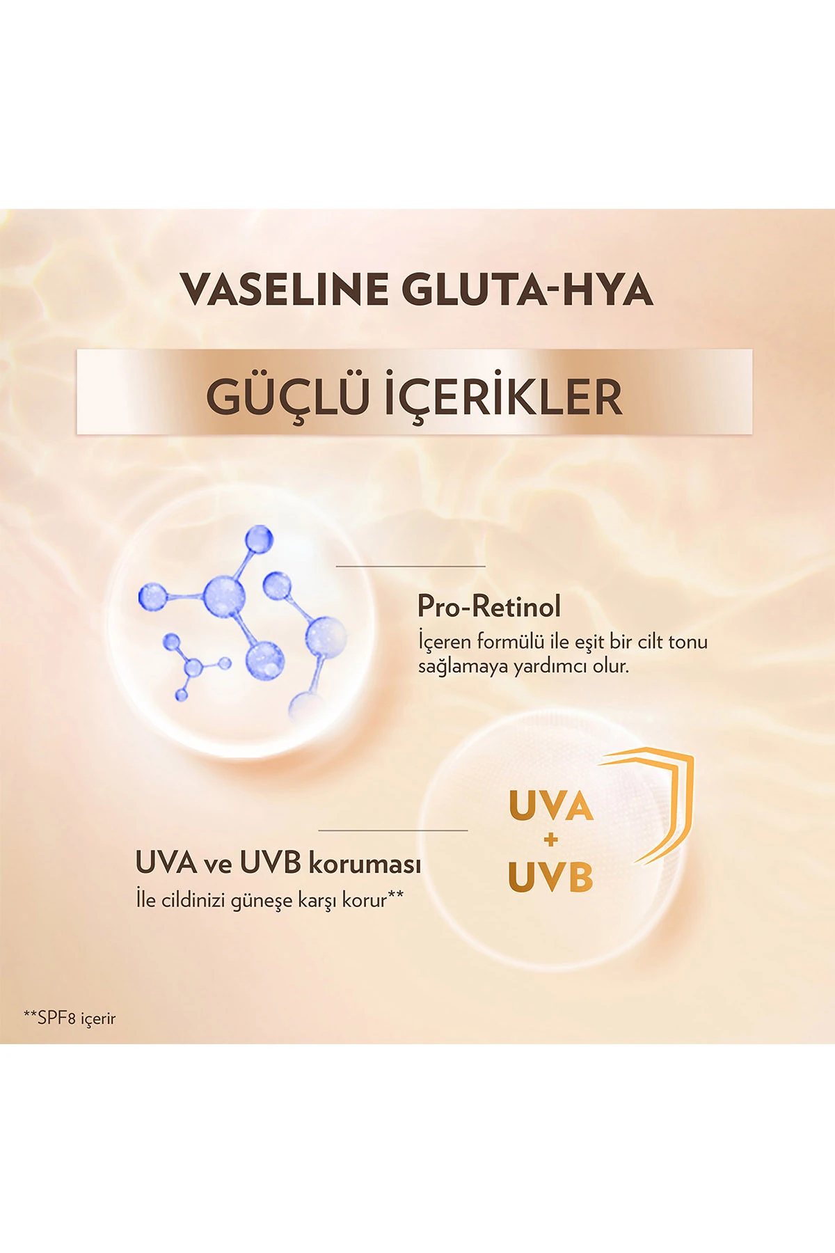 Vaseline Gluta Hya Serum Etkili Losyon Gluta Hya Serum Etkili Uv Losyon 200 ml
