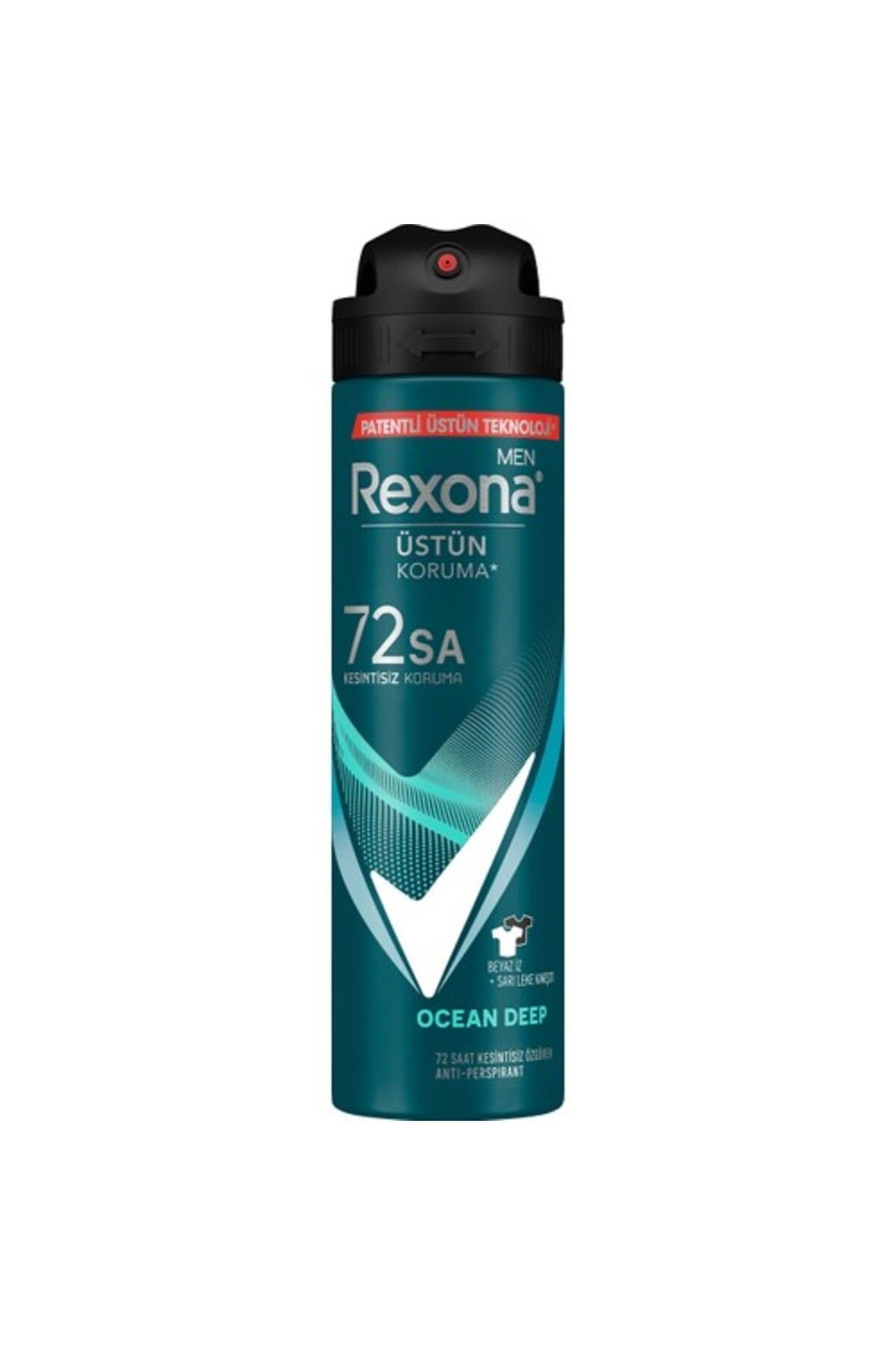 Men Erkek Sprey Deodorant Invisible Ocean Deep 72 Saat Kesintisiz Üstün Koruma 150 Ml