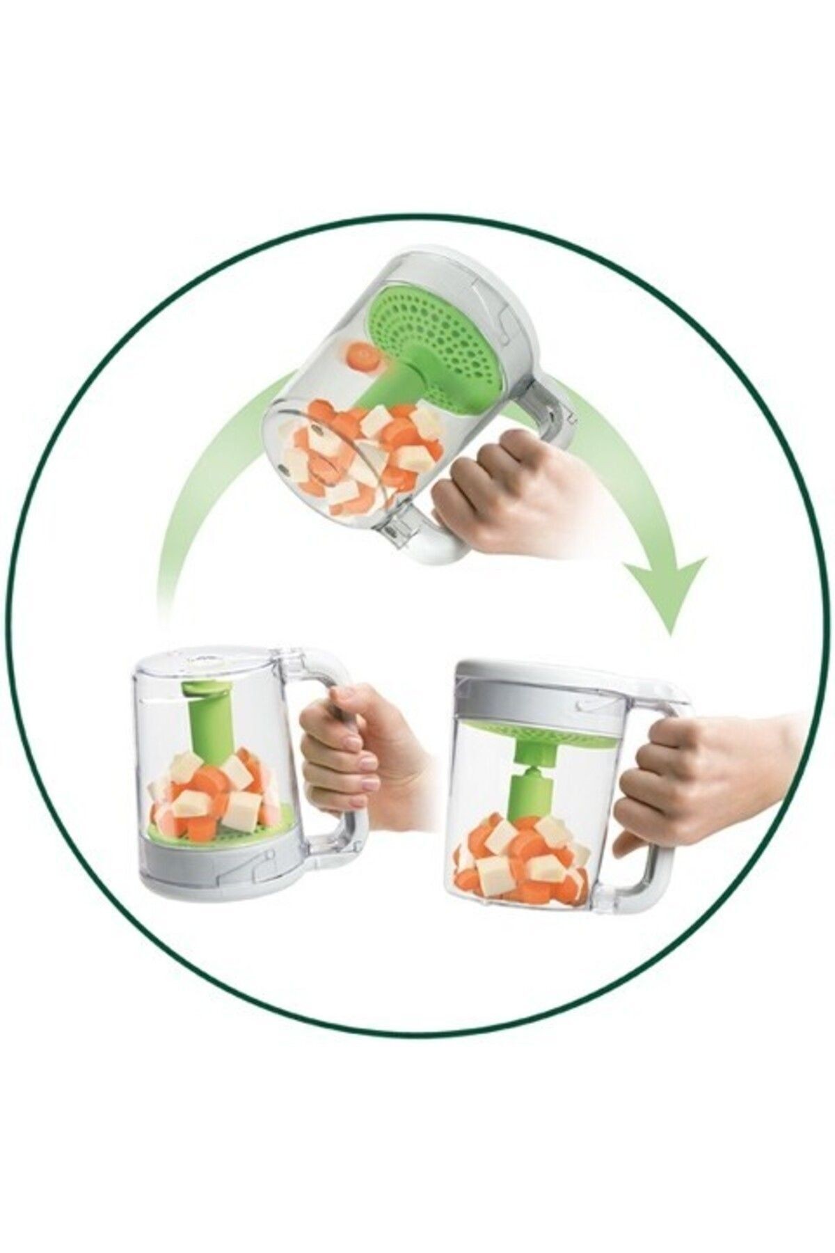 2'si 1 Arada Buharlı Pişirici Ve Blender Scf870/20