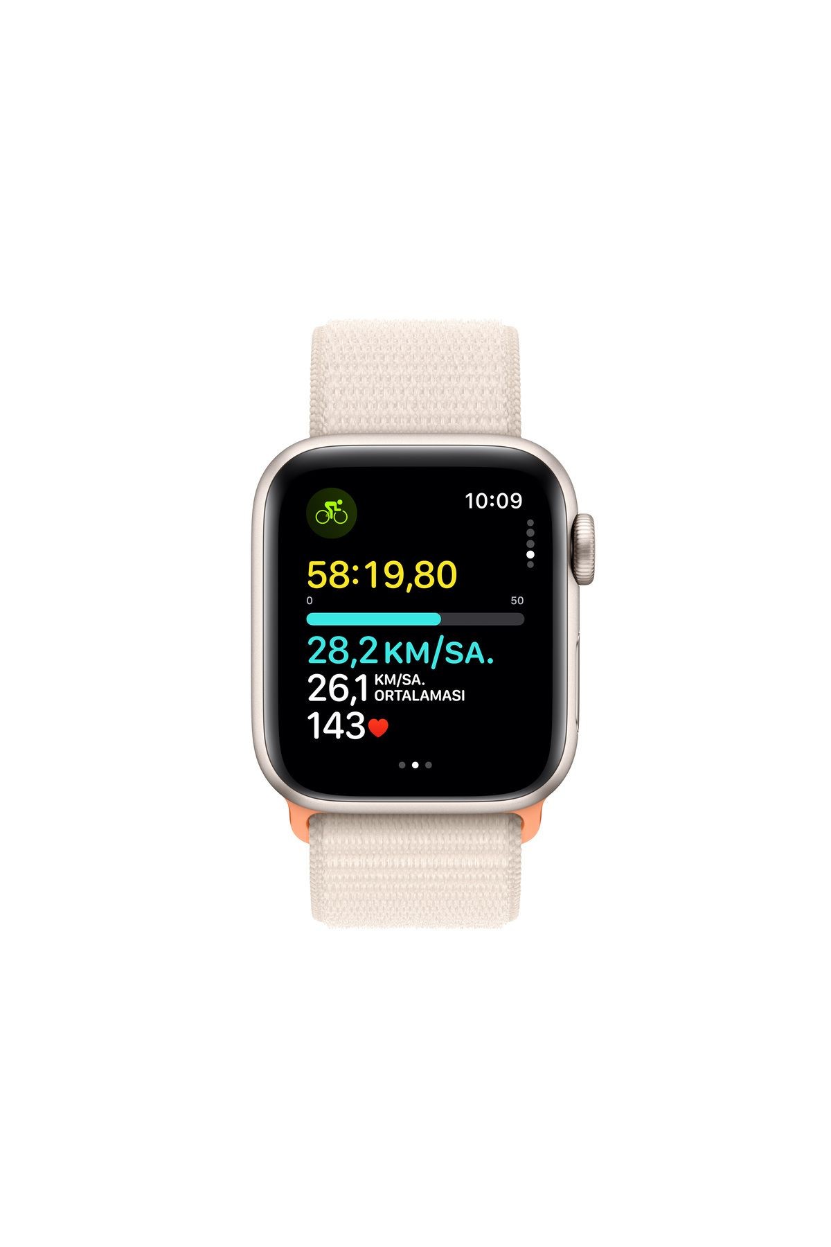 Watch SE GPS 40mm Yıldız Işığı Alüminyum Kasa ve Yıldız Işığı Spor Loop