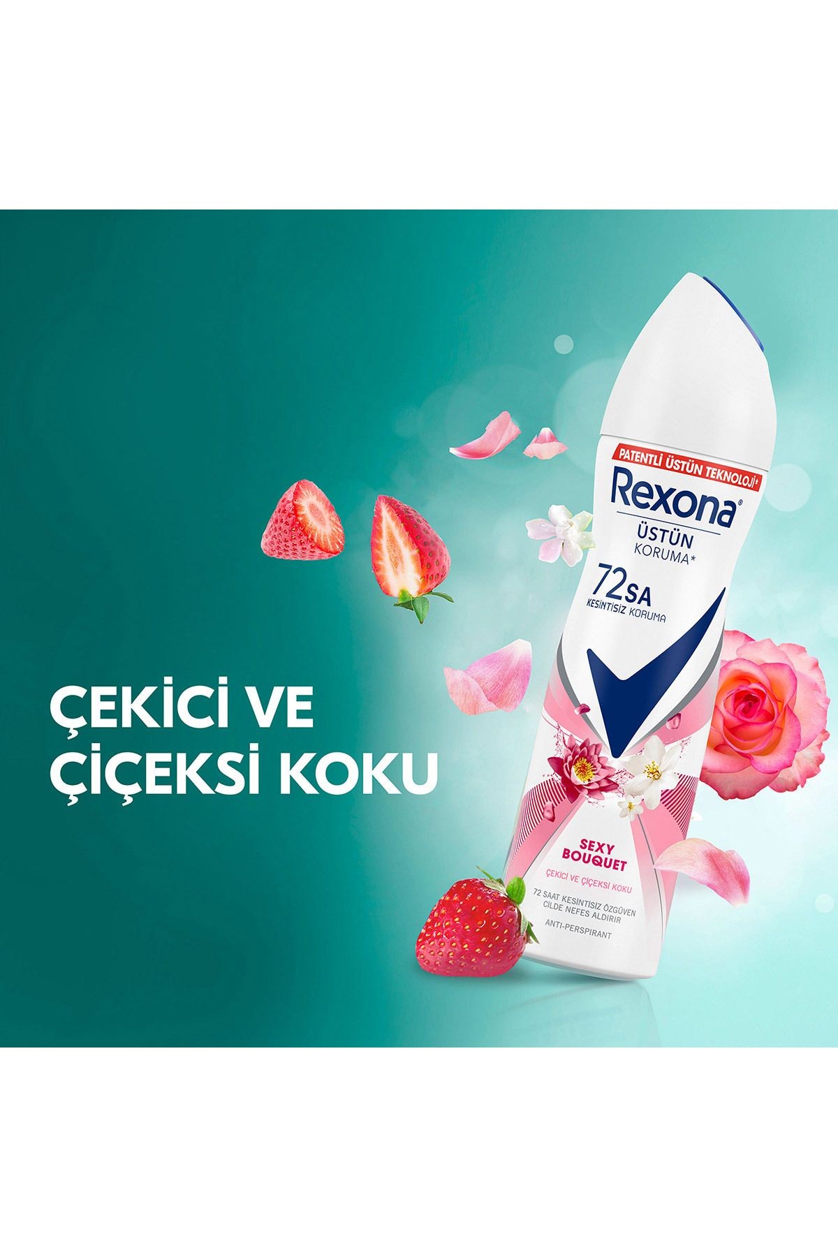 Rexona Kadın Sprey Deodorant Sexy Bouquet 150 ml X3