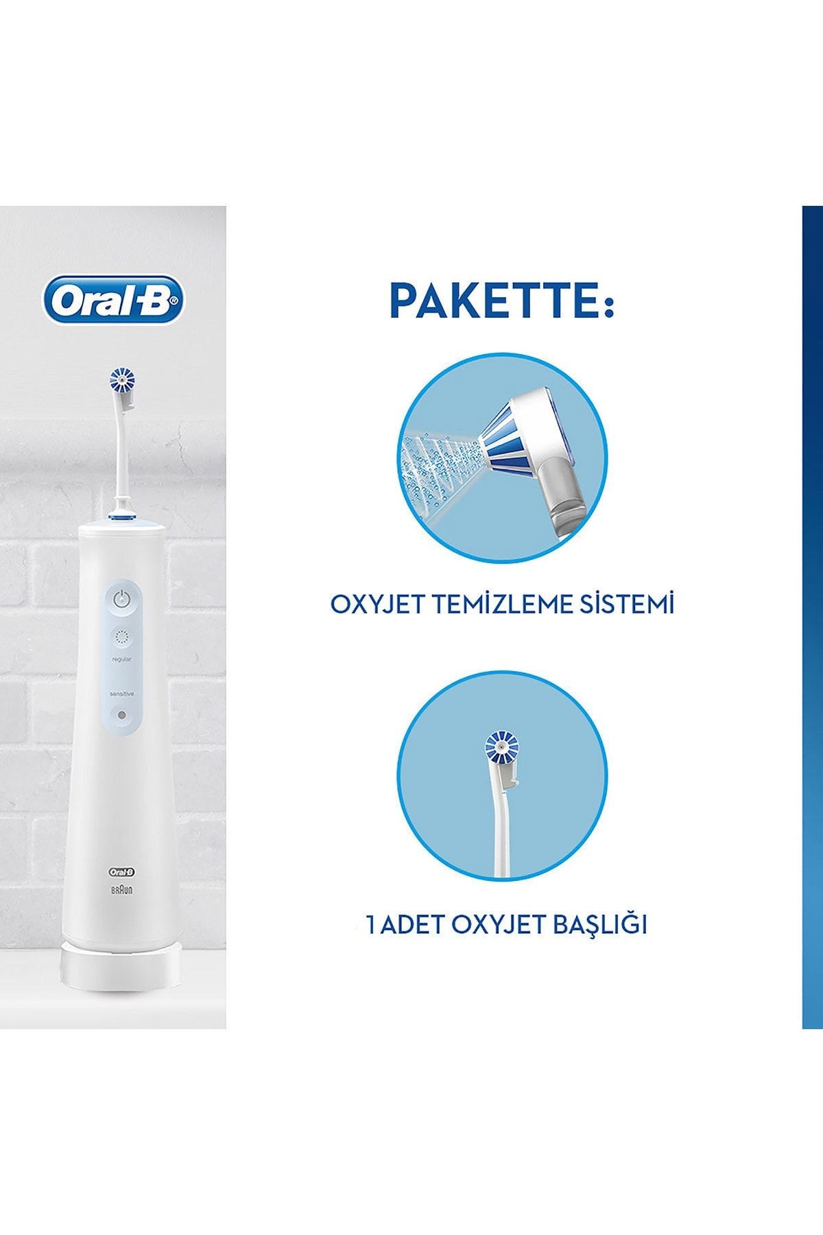 Oral-B Aquacare 4 Oxyjet Ağız Duşu