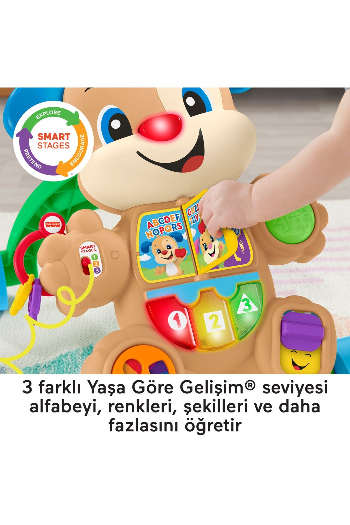 Fisher-Price® LnL Yaşa Göre Gelişim™ Eğitici Köpekçik Yürüteç (Türkçe ve İngilizce) | FTG10
