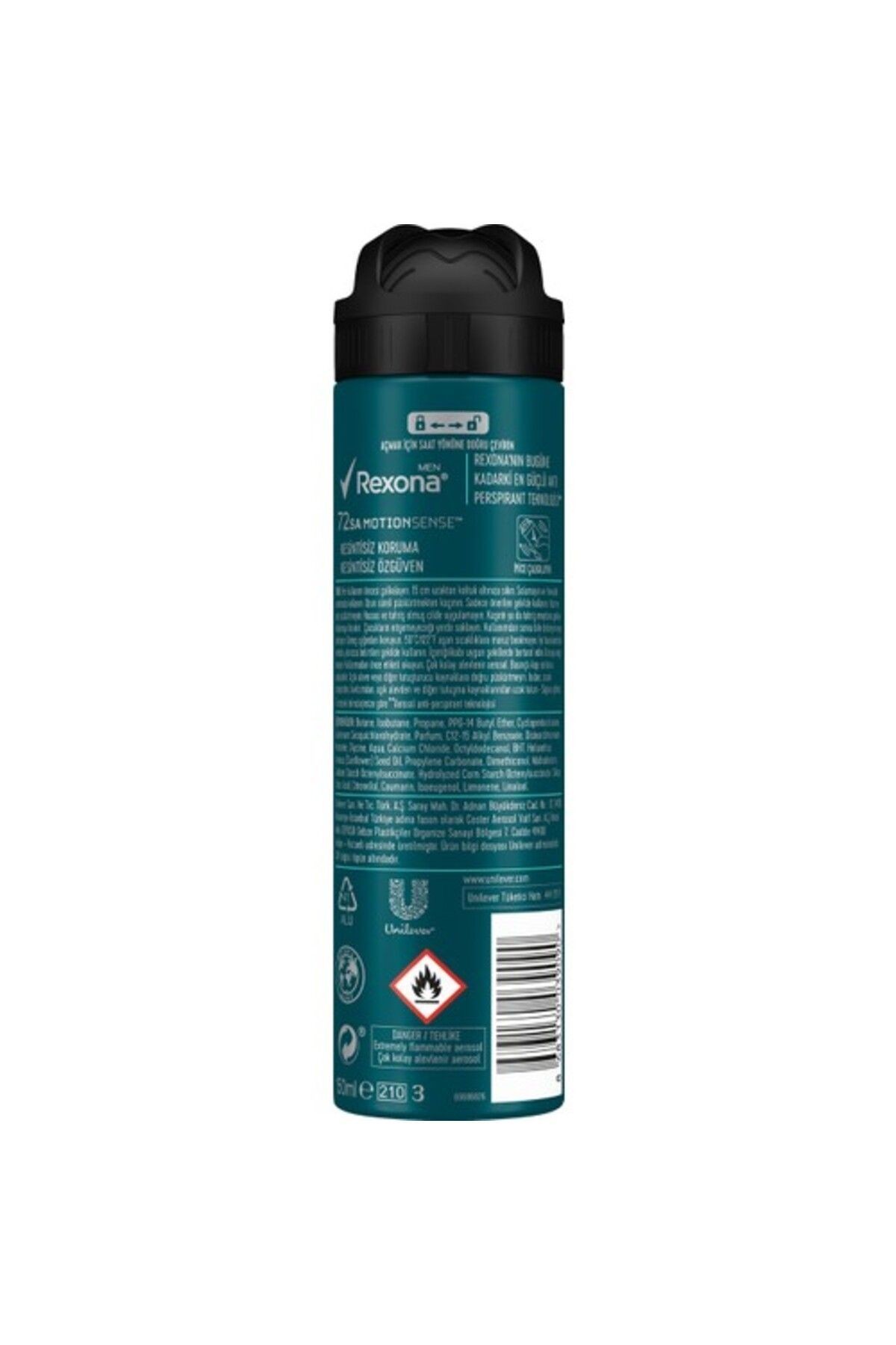 Men Erkek Sprey Deodorant Invisible Ocean Deep 72 Saat Kesintisiz Üstün Koruma 150 Ml