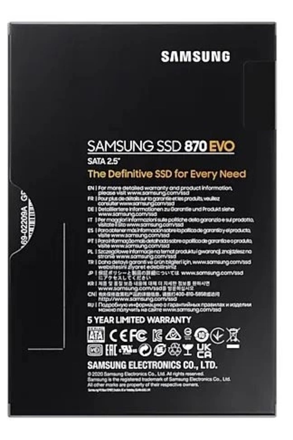 1tb 870 560/530mb/s Evo Mz-77e1t0bw Ssd (RESMİ DİSTRİBÜTÖR GARANTİLİ)
