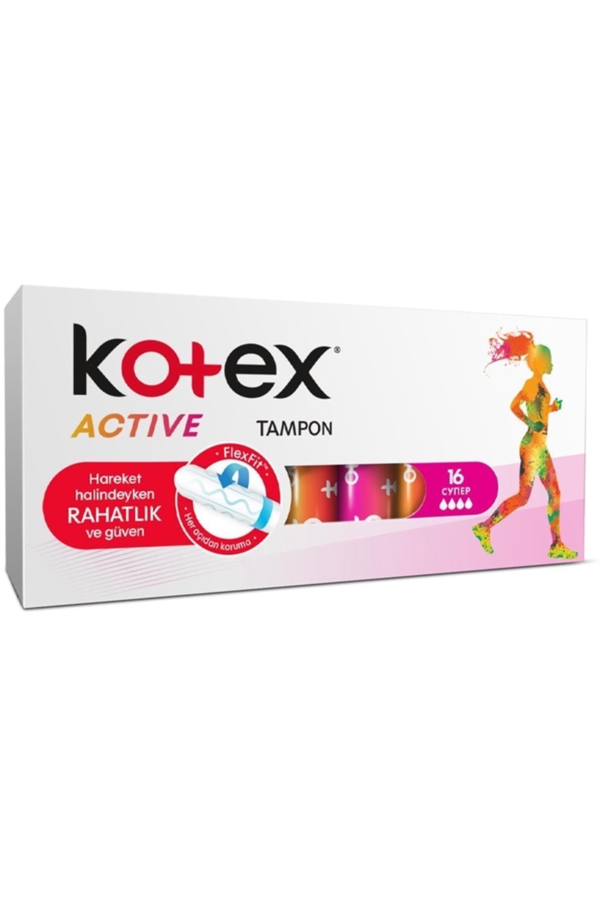 Kotex Active Süper 16'lı Tampon