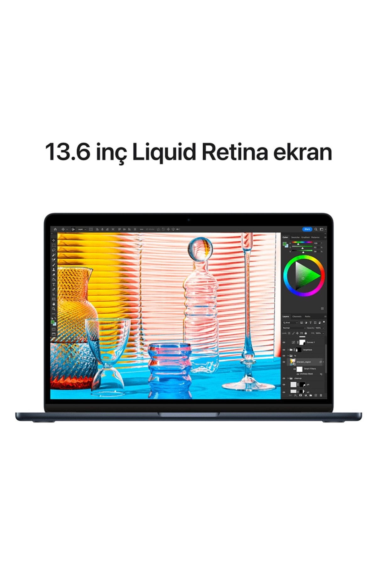 Macbook Air 13.6" M2 8gb 256gb Ssd Gece Yarısı