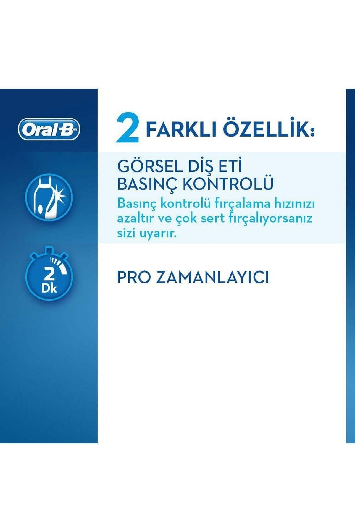 Pro 2900 Şarj Edilebilir Diş Fırçası Siyah 2'li Avantaj Paketi