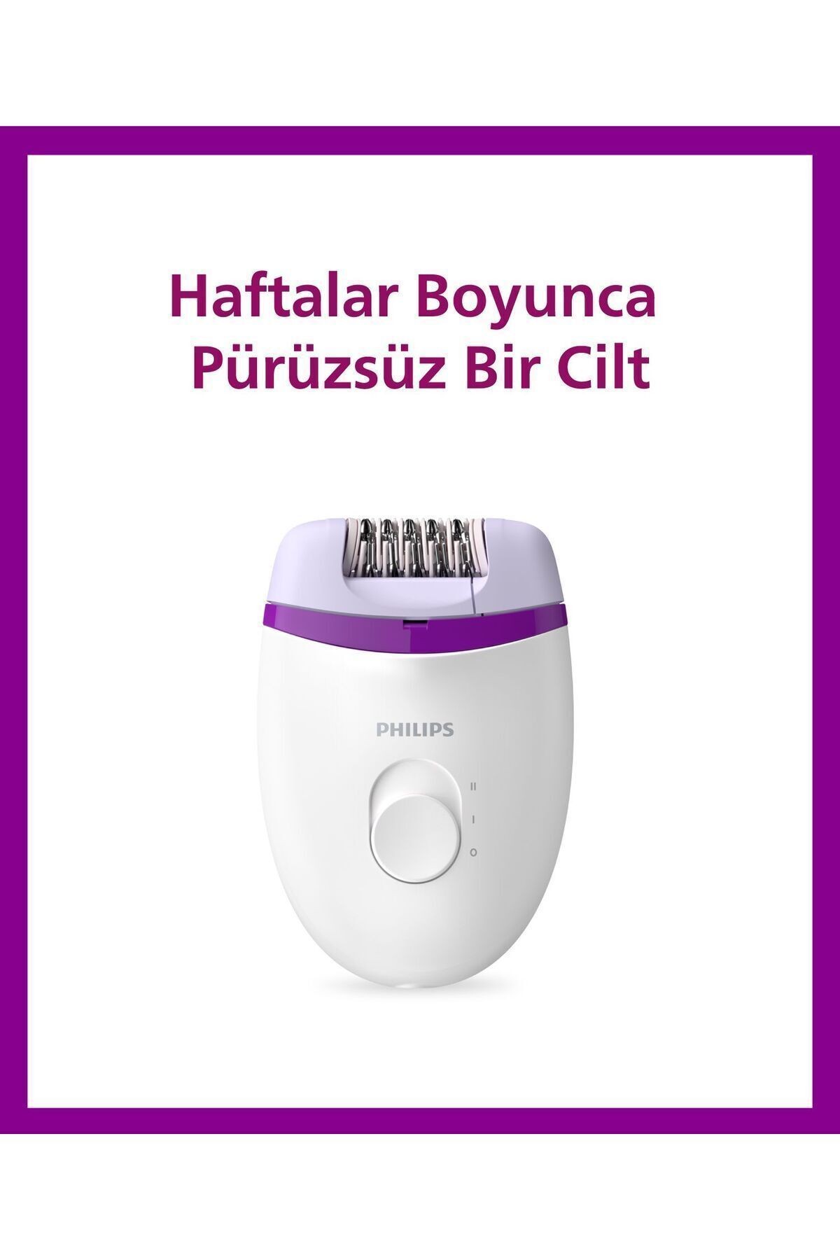 BRE225/05 Kablolu Epilatör,Bacak İçin Kullanım,2 Hız Ayarı,Yıkanabilir Başlık