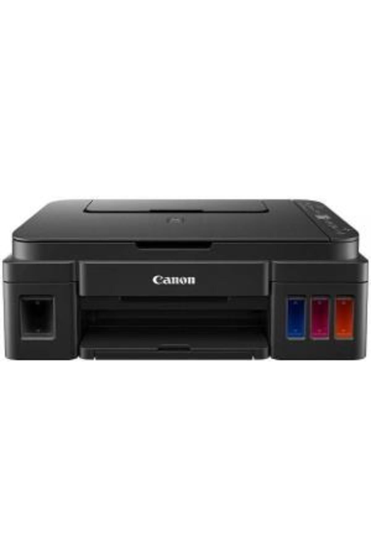 Canon Pixma G3410 Wi-Fi + Tarayıcı + Fotokopi Renkli Çok Fonksiyonlu Tanklı Mürekkep Püskürtmeli Yazıcı