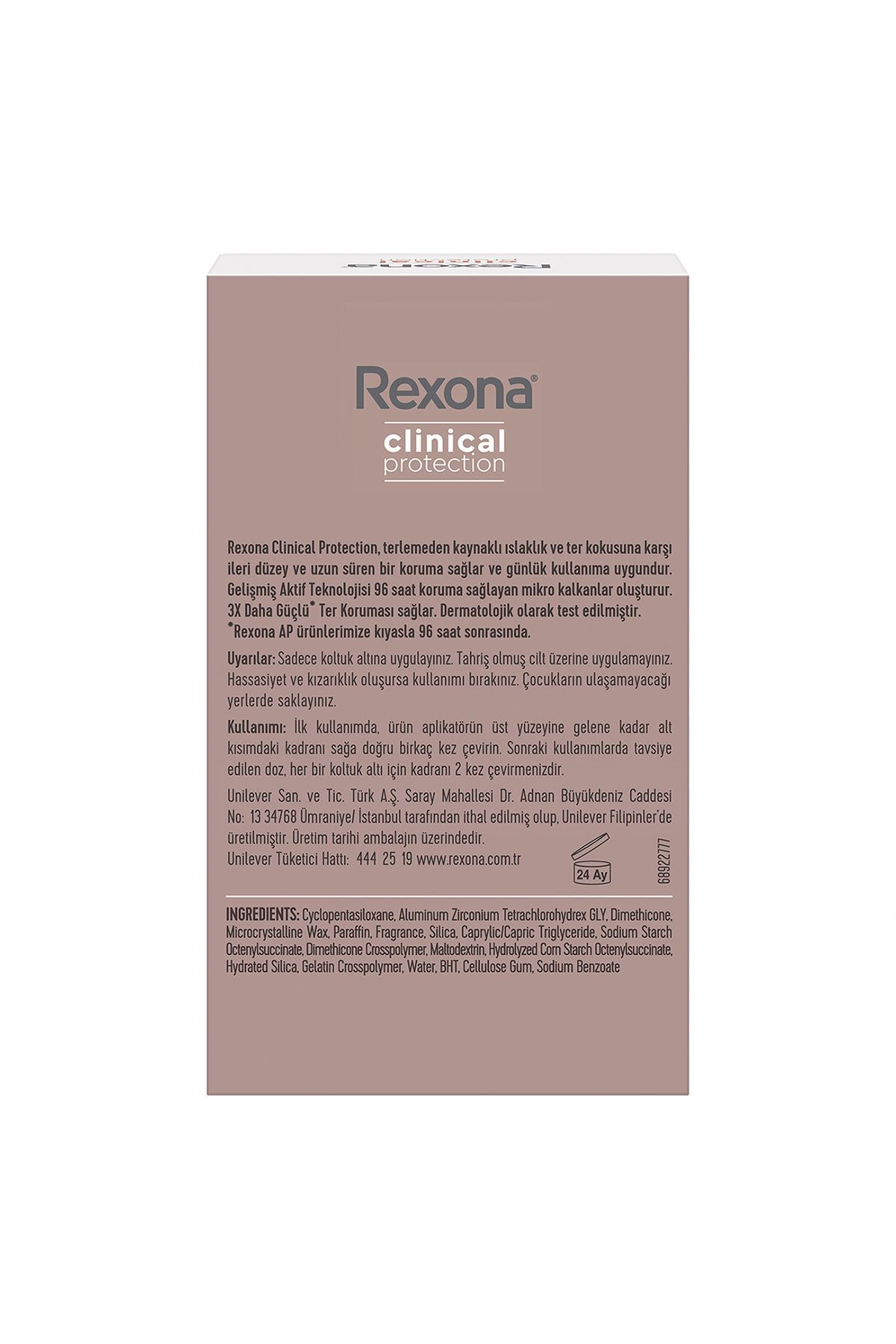 Rexona Clinical Protection Shower Clean 2 Adet 45 ml Kadın Stick Deodorant