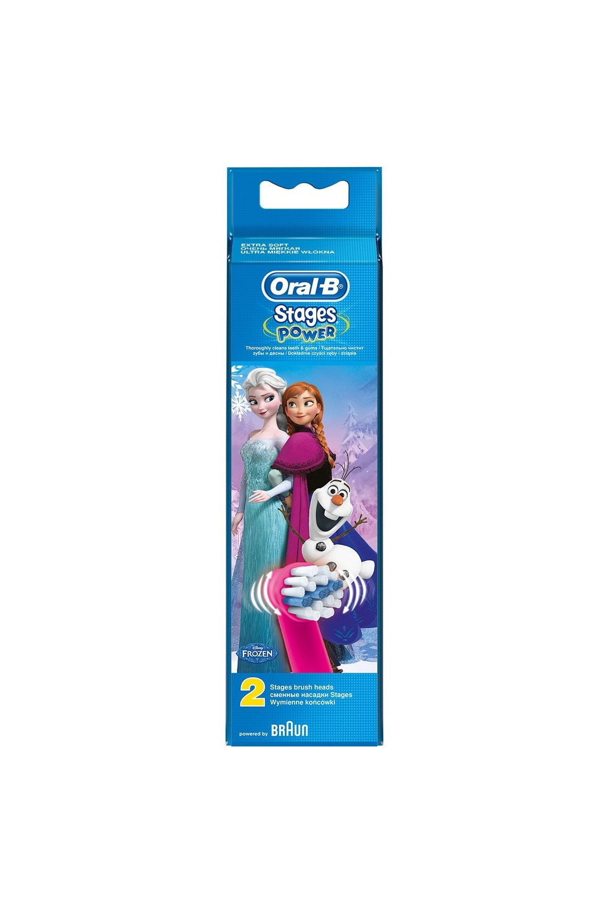 Stages Çocuklar Için Diş Fırçası Yedek Başlığı Frozen