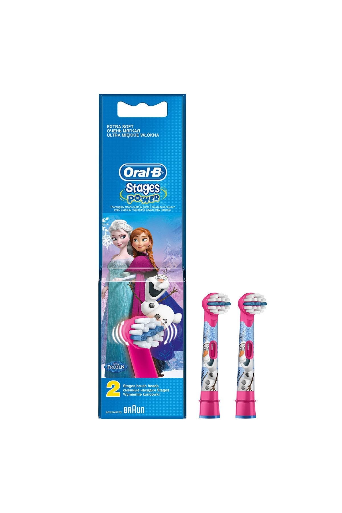 Stages Çocuklar Için Diş Fırçası Yedek Başlığı Frozen