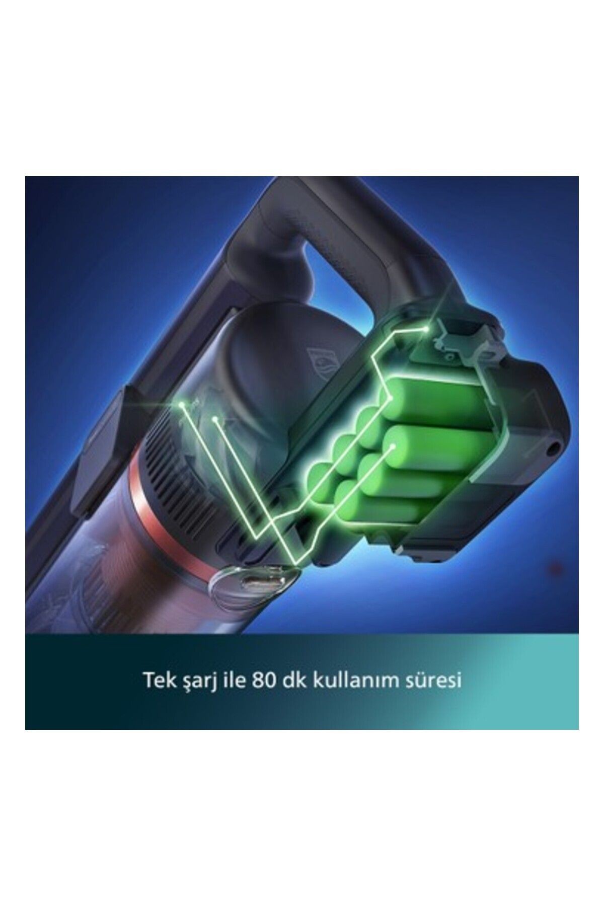 Philips 7000 Serisi Aqua XC7053/01 Şarjlı Dikey Süpürge