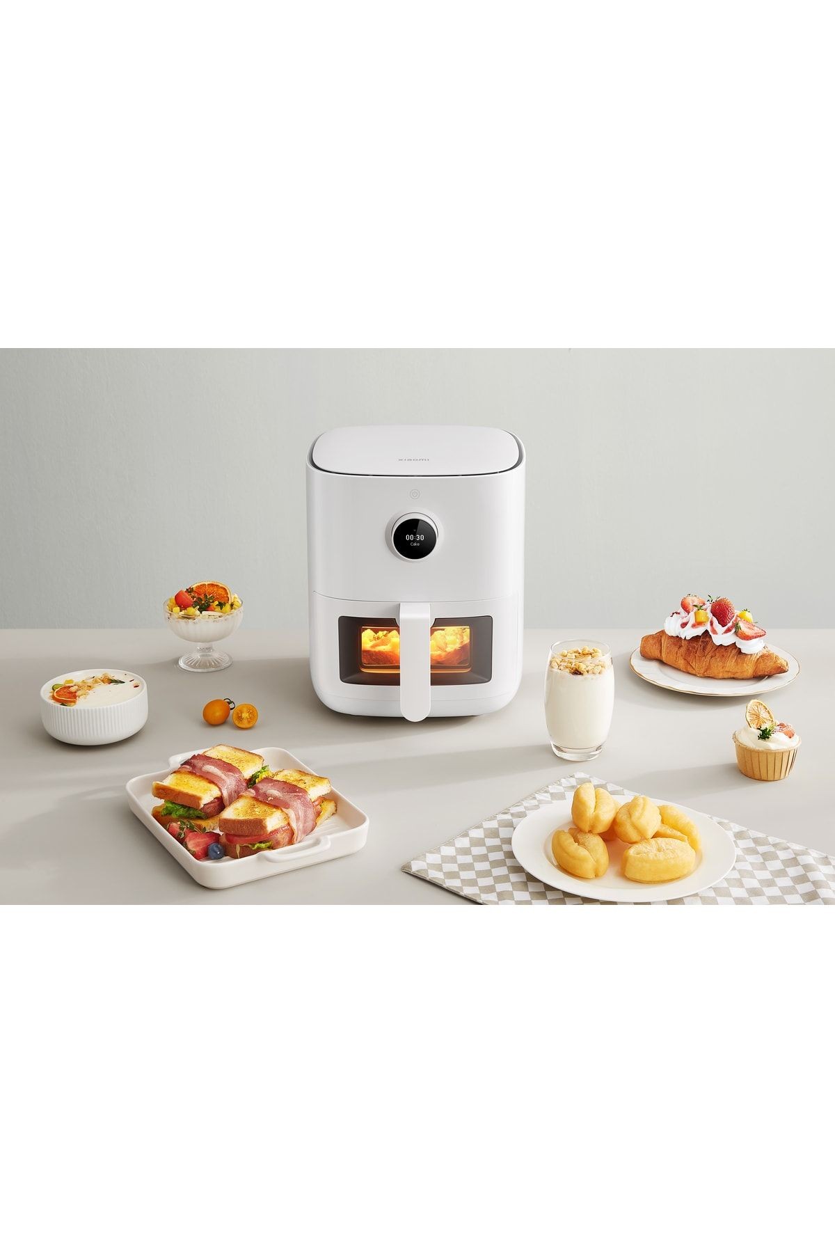 Air Fryer 4 Litre Beyaz Pro Akıllı Fritöz