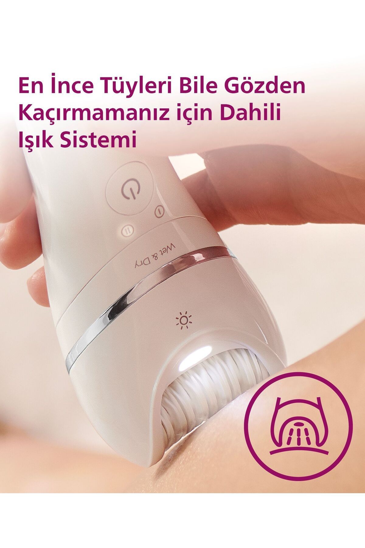 Philips 8000 Serisi BRE710/05 Islak Kuru Epilatör