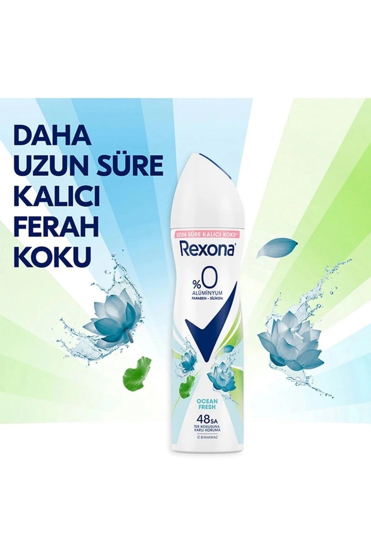 Rexona Ocean Fresh %0 Alüminyum 150 ml Kadın Deodorant