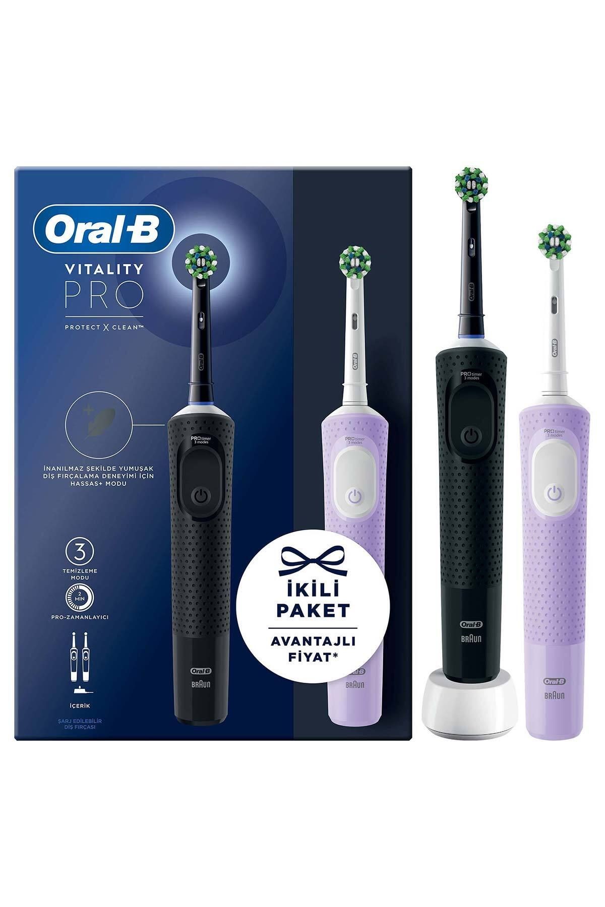 Oral-B Vitality Pro D103 Cross Action 2'li Şarjlı Diş Fırçası