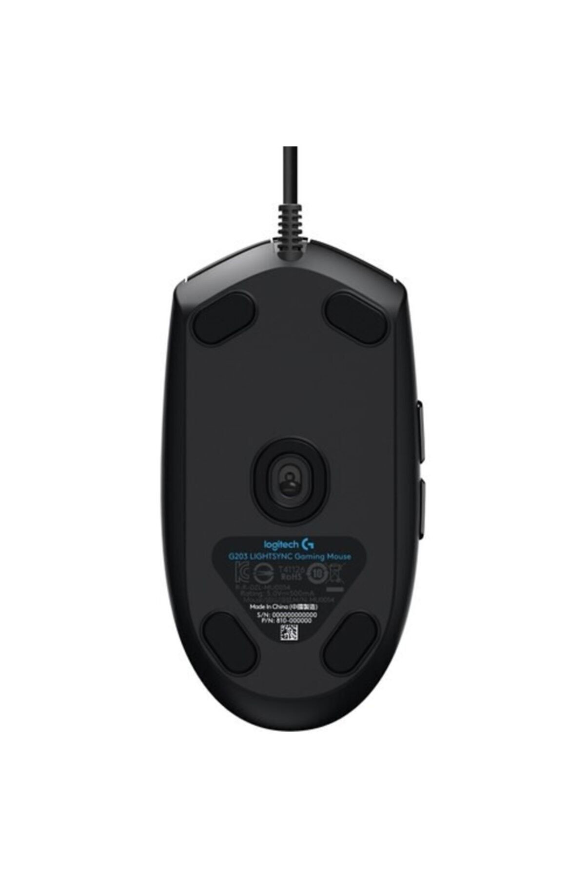 G203 Lightsync Kablolu Oyuncu Mouse Siyah