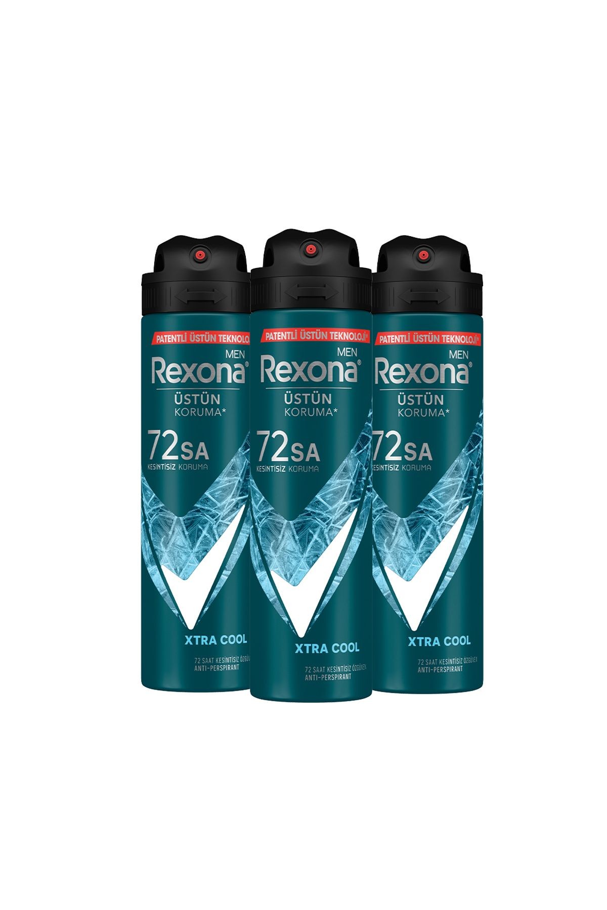 Rexona Üstün Koruma Xtra Cool 150 ml Erkek Deodorant 150 ml 3 Adet