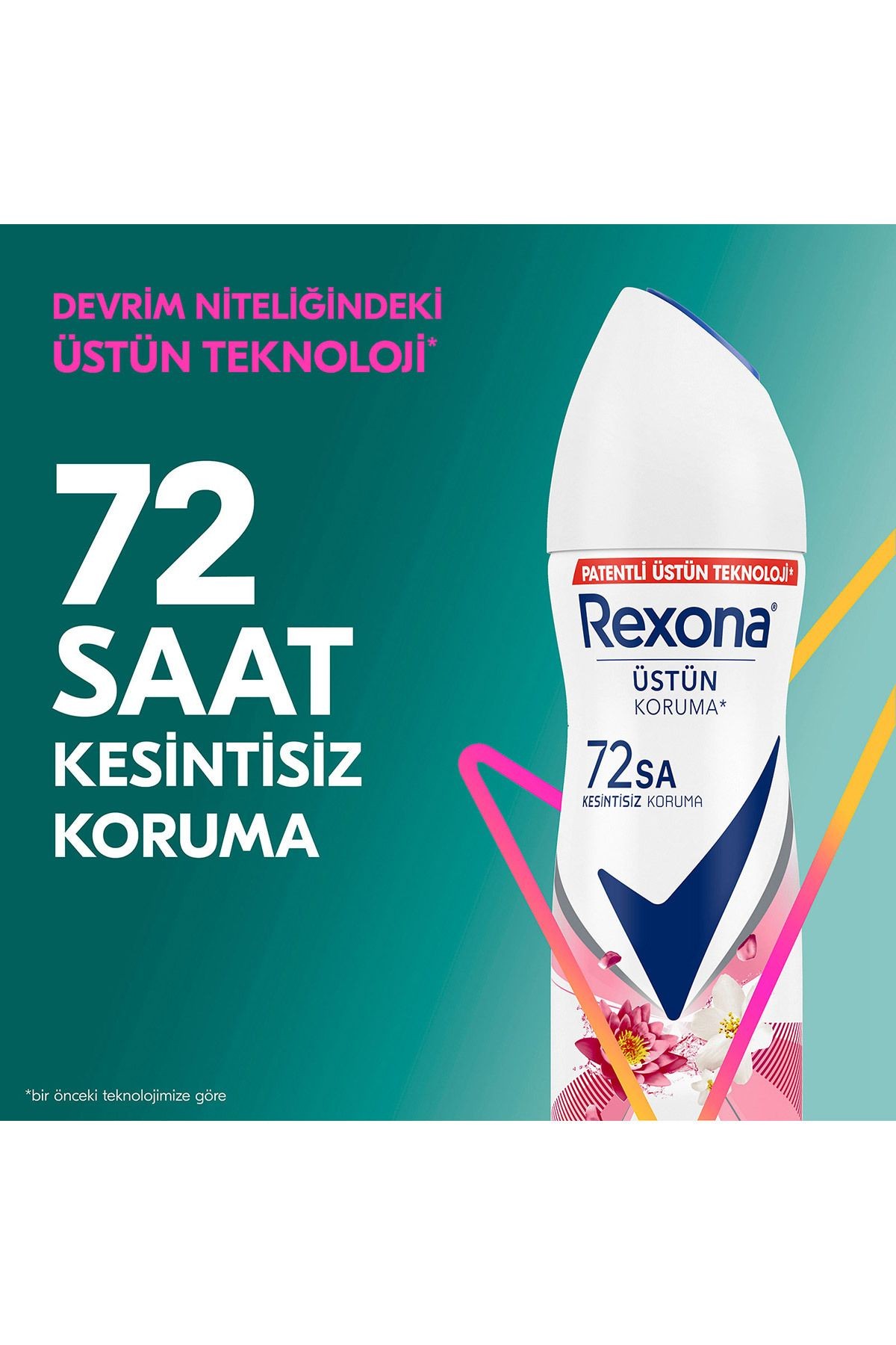 Rexona Kadın Sprey Deodorant Sexy Bouquet 150 ml X3