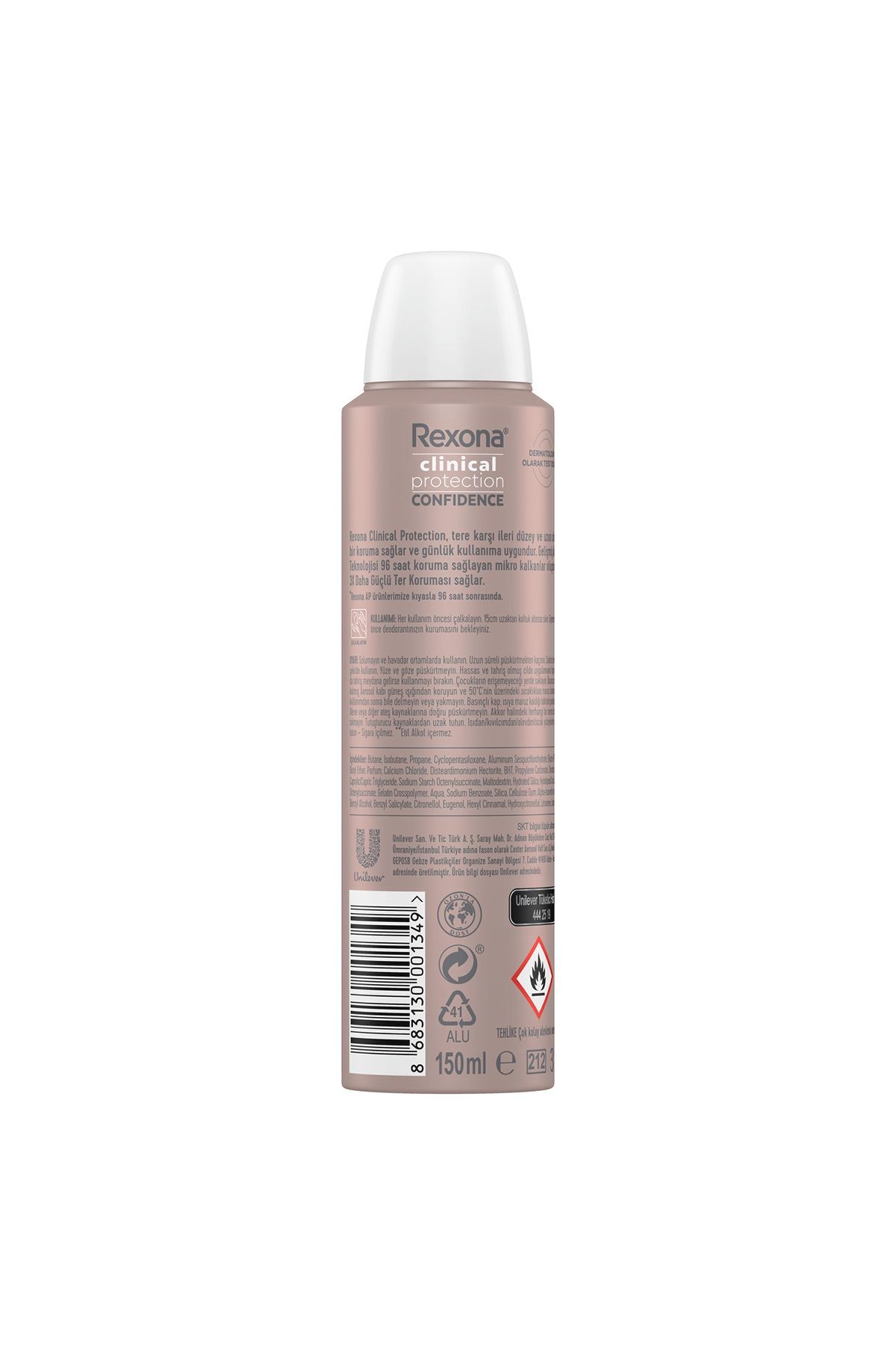 Rexona Clinical Protection Confidence 2 Adet 150 ml Kadın Deodorant