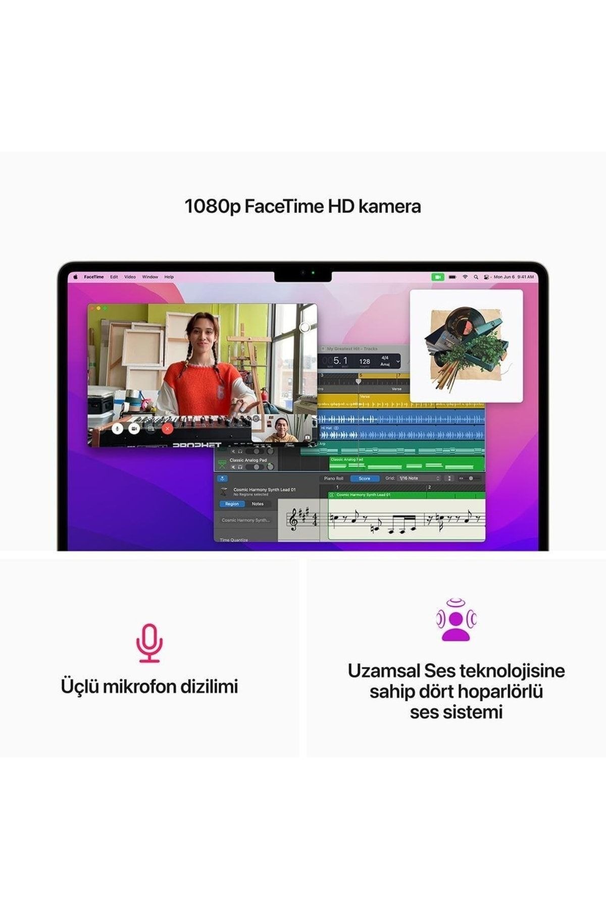 Macbook Air M2 8c Cpu 10c Gpu 512gb Ssd 13" Yıldız Işığı Dizüstü Bilgisayar Mly23tu/a