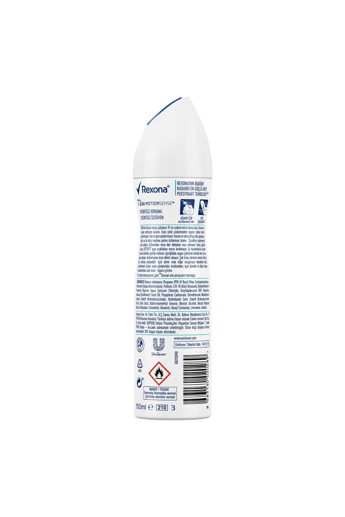 Rexona Rexona Kadın Sprey Deodorant Invisible Fresh Deep 72 Saat Kesintisiz Üstün Koruma 150 ml x3