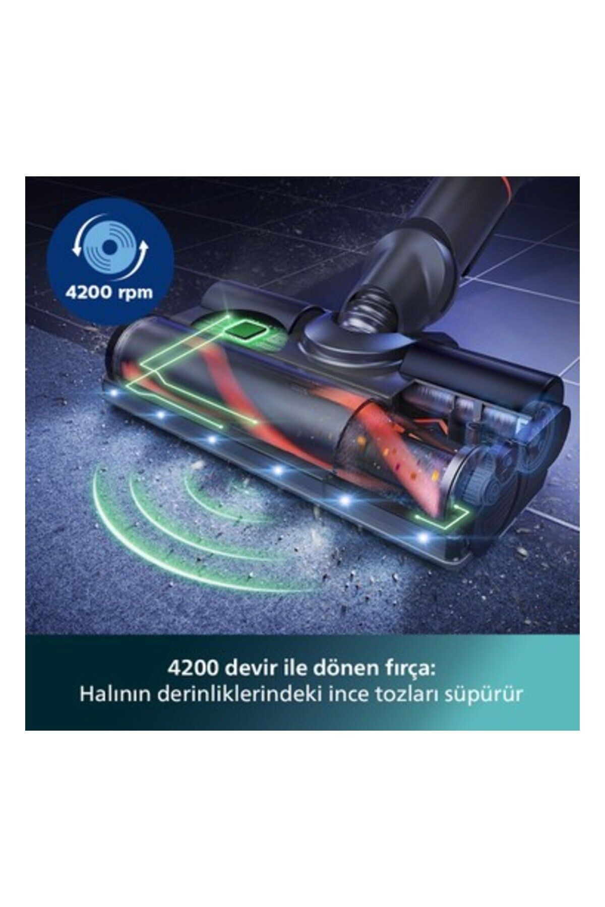 Philips 7000 Serisi Aqua XC7053/01 Şarjlı Dikey Süpürge