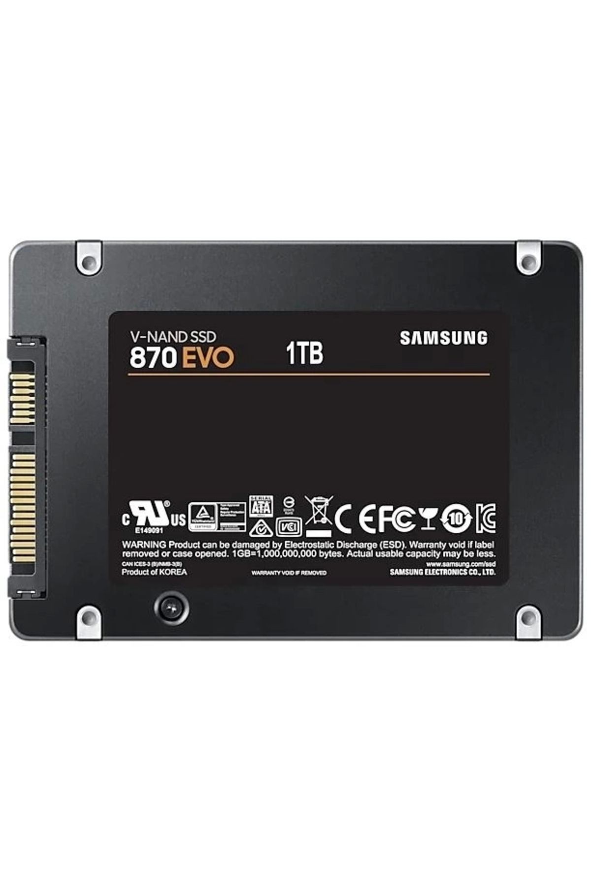 1tb 870 560/530mb/s Evo Mz-77e1t0bw Ssd (RESMİ DİSTRİBÜTÖR GARANTİLİ)