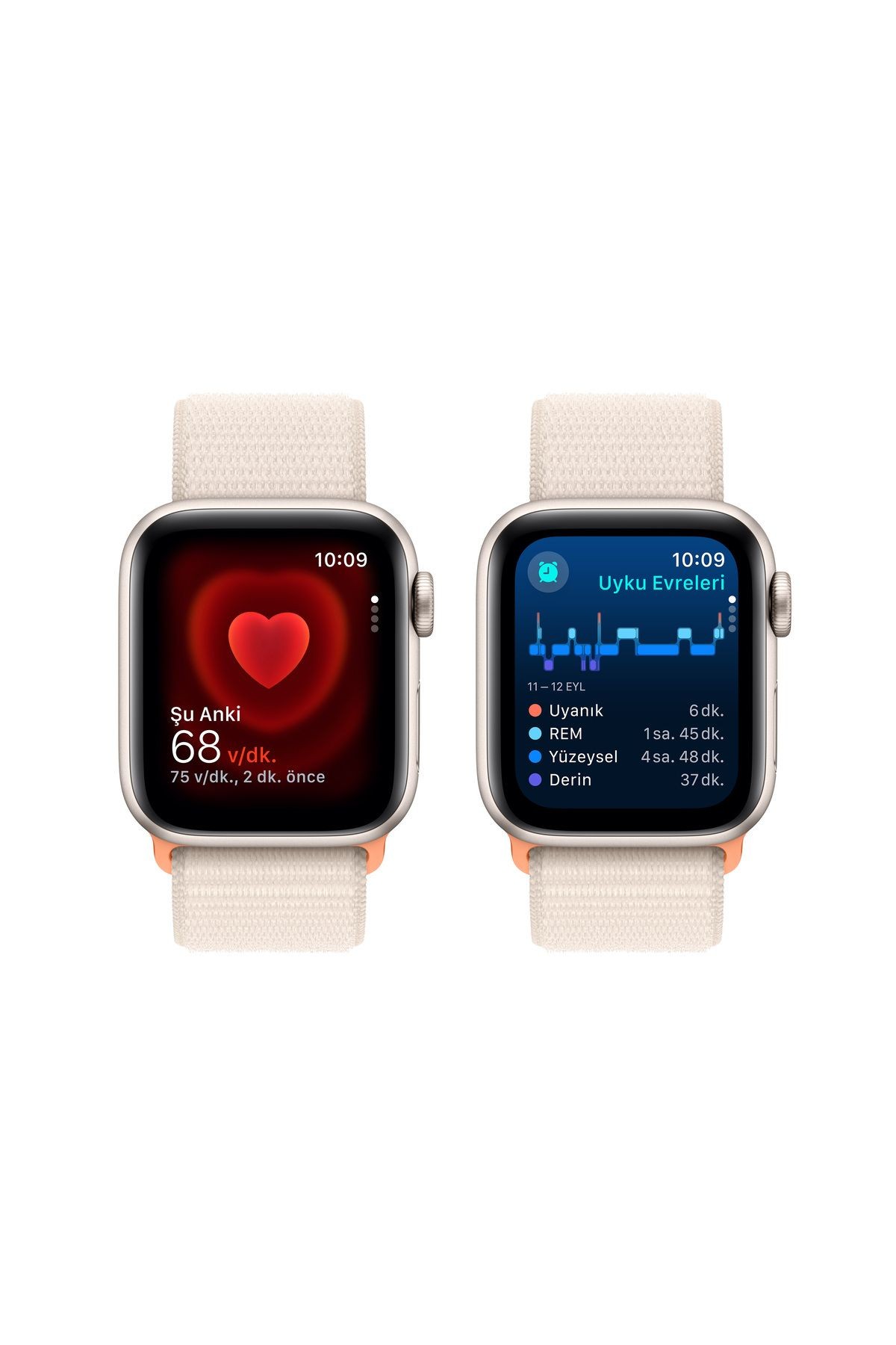 Watch SE GPS 40mm Yıldız Işığı Alüminyum Kasa ve Yıldız Işığı Spor Loop