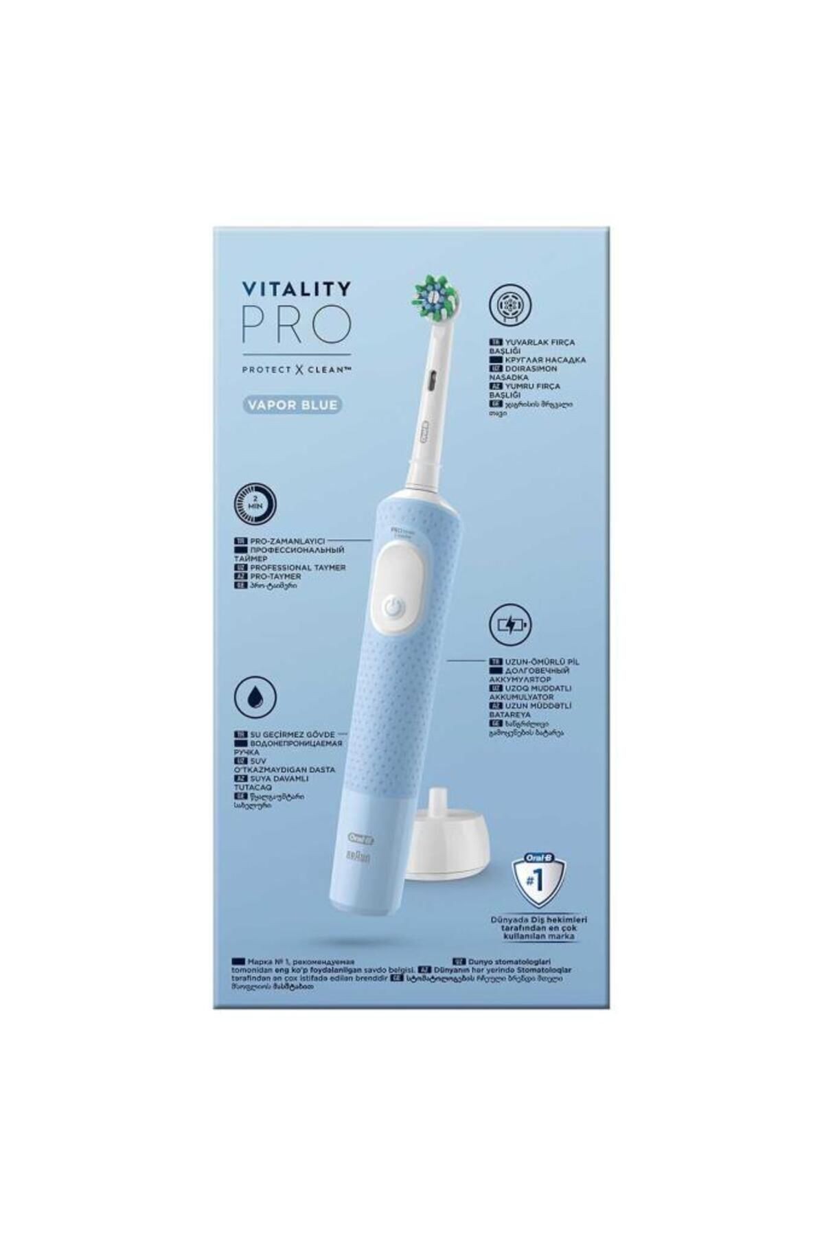 Vitality Pro Mavi Protect X Clean Şarjlı Diş Fırçası