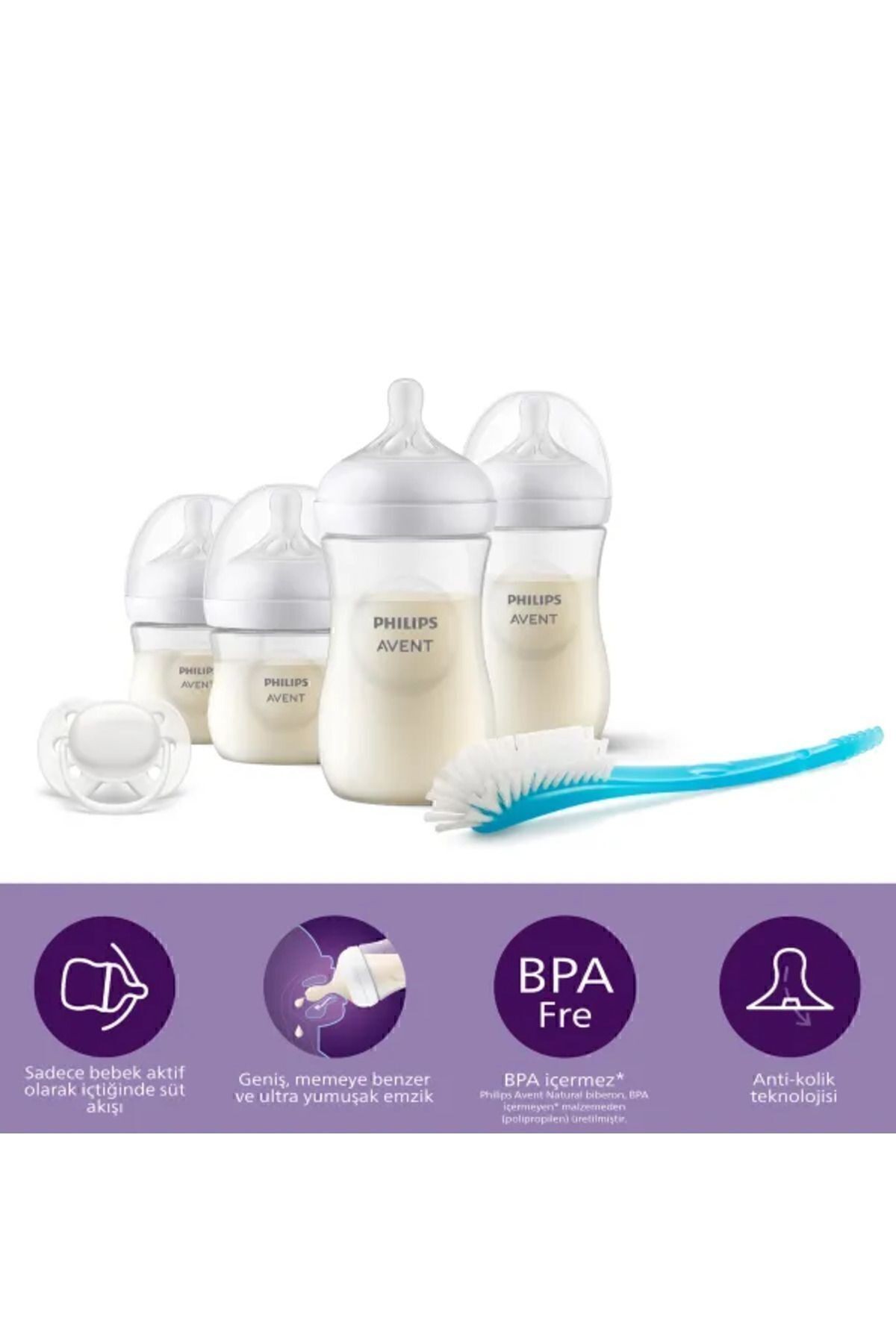 Philips Avent SCD838/11 Natural Response PP Yenidoğan Hediye Seti