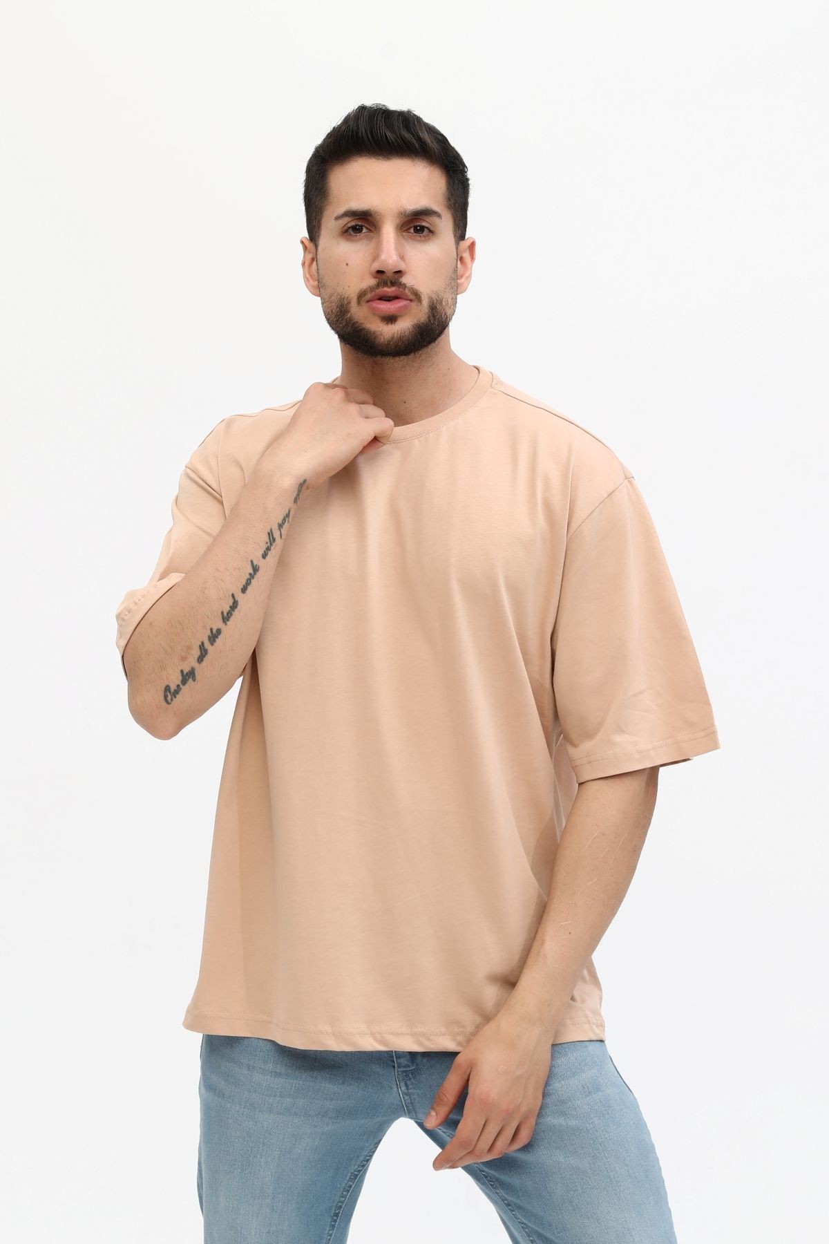 Erkek Basic Oversize T-shirt