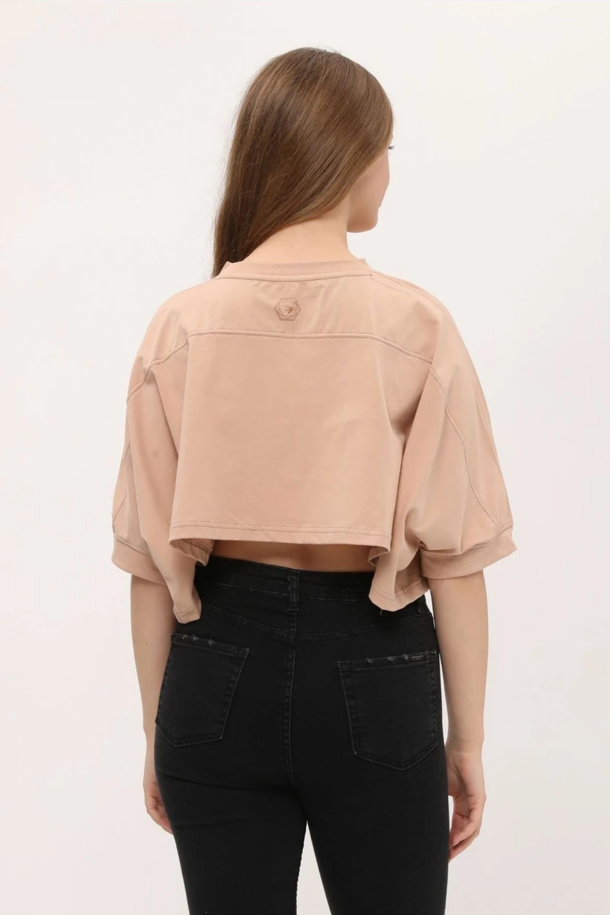 Yarasa Kol Crop T-shirt