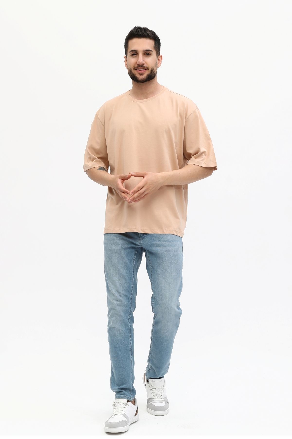 Erkek Basic Oversize T-shirt