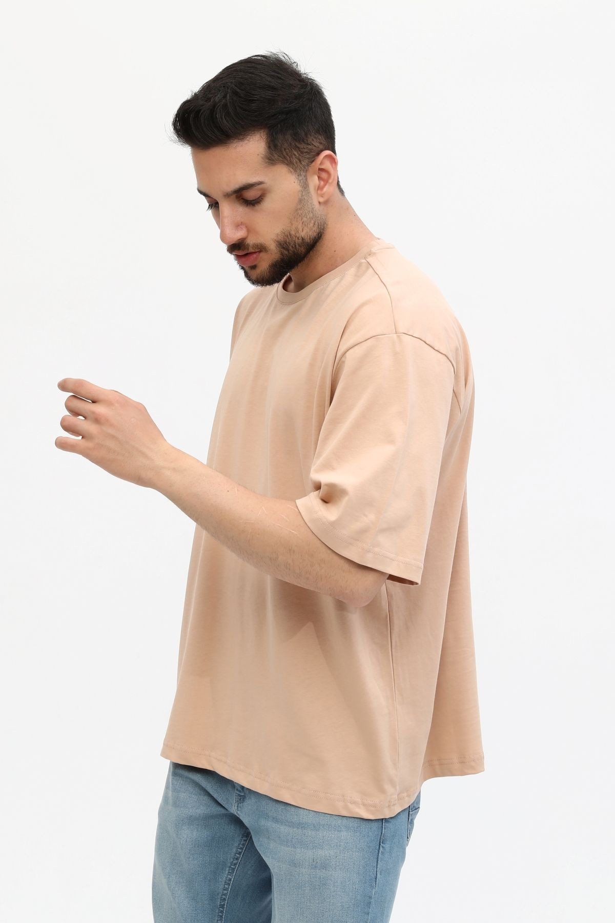 Erkek Basic Oversize T-shirt