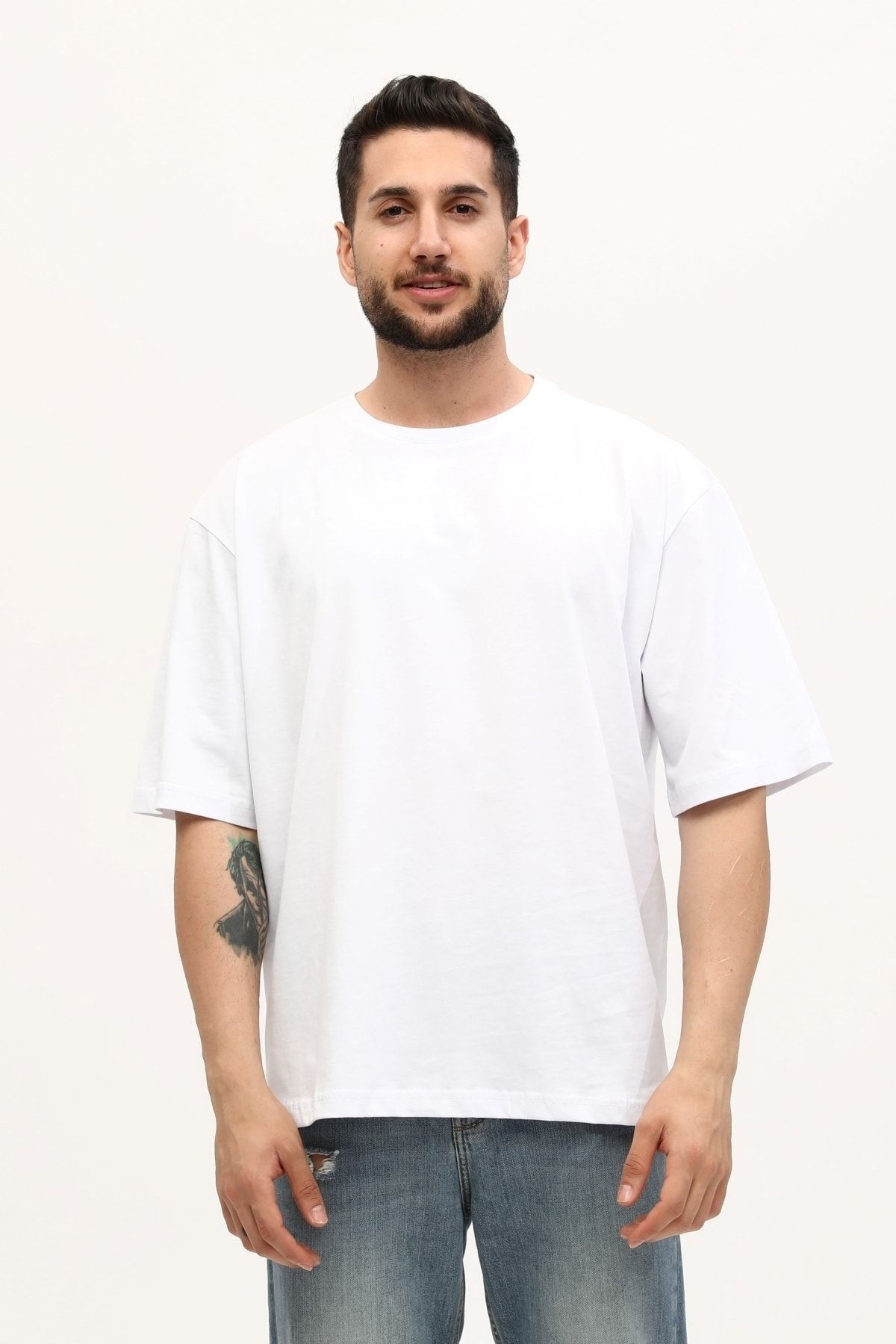 Oversize Beyaz T-shirt