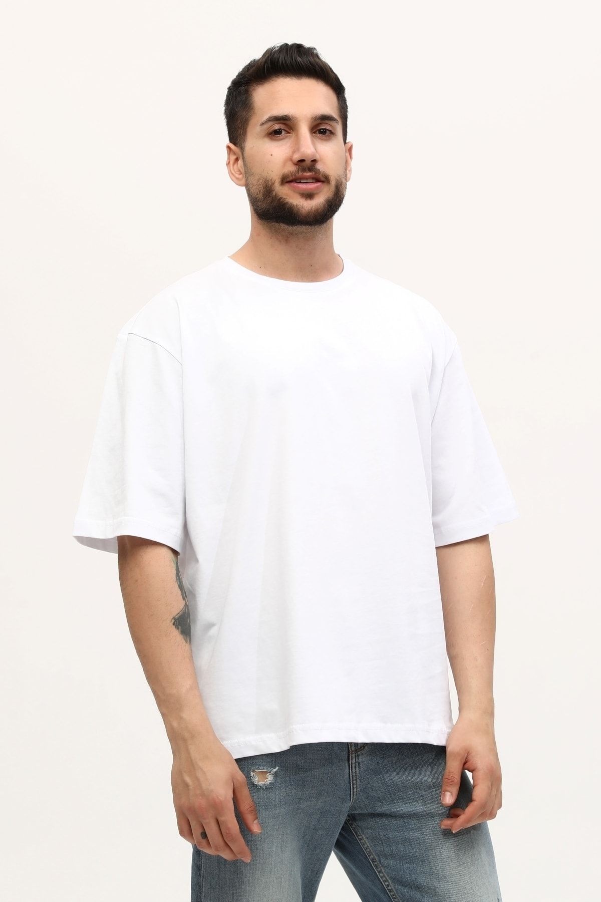 Oversize Beyaz T-shirt