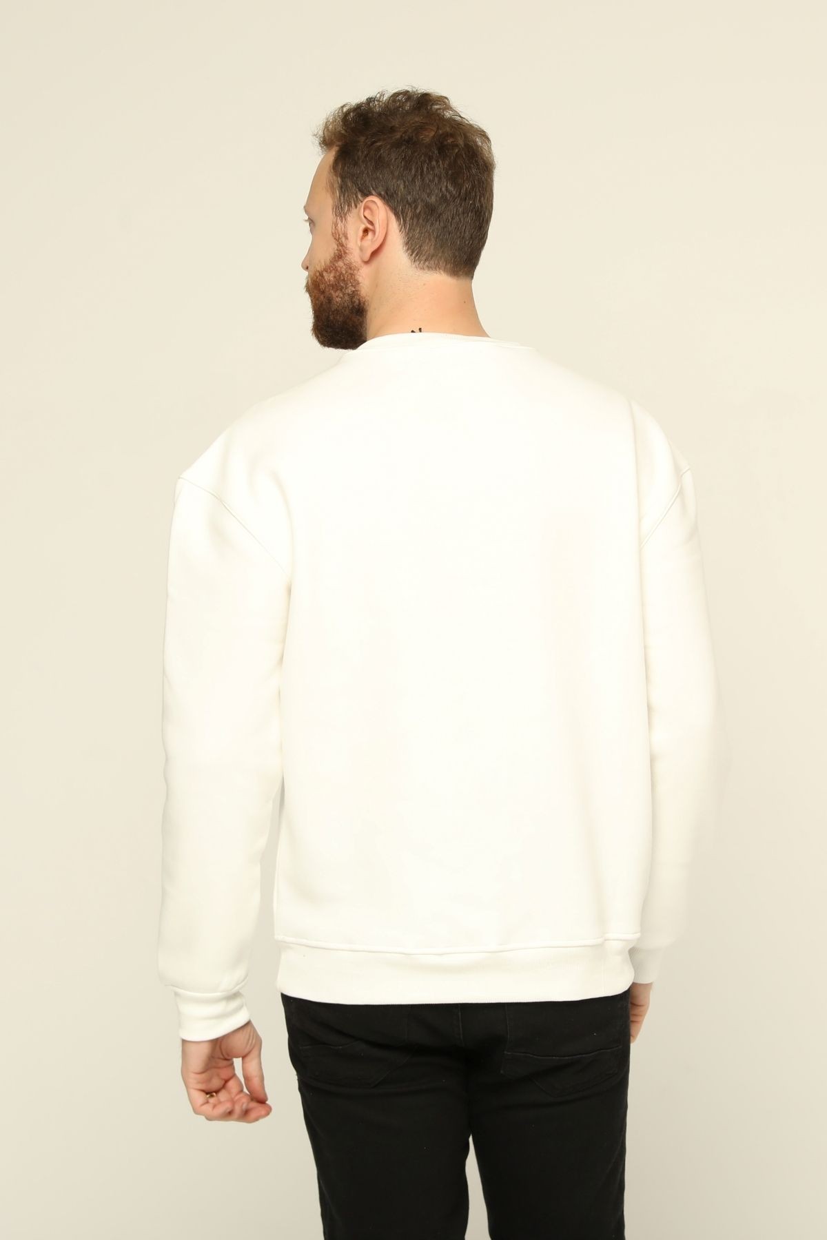 Erkek V Yaka Sweatshirt