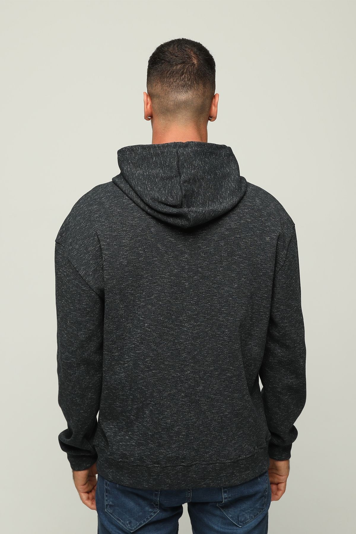 Kapüşonlu Oversize/Geniş Kalıp Sweatshirt