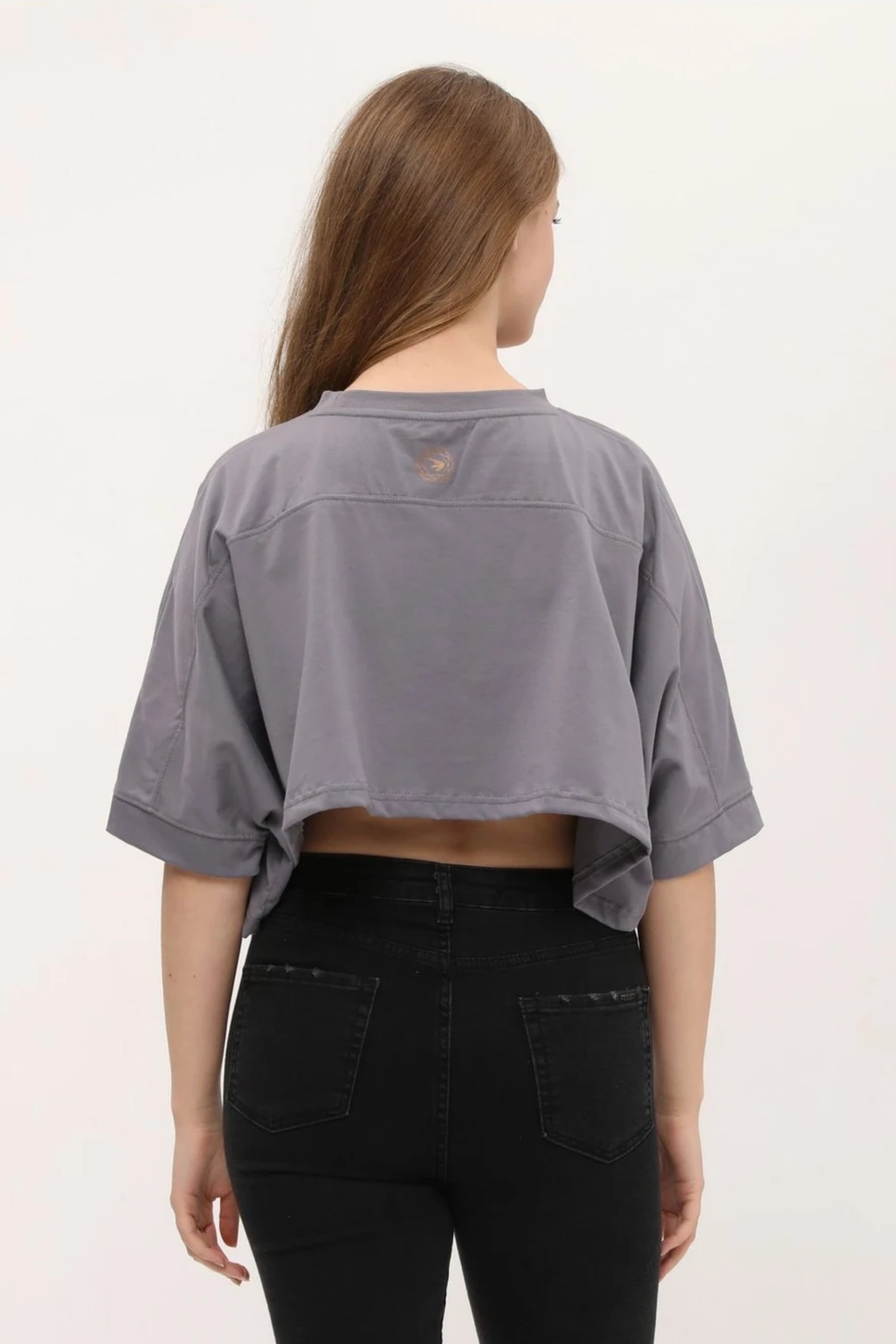 Yarasa Kol Crop T-shirt