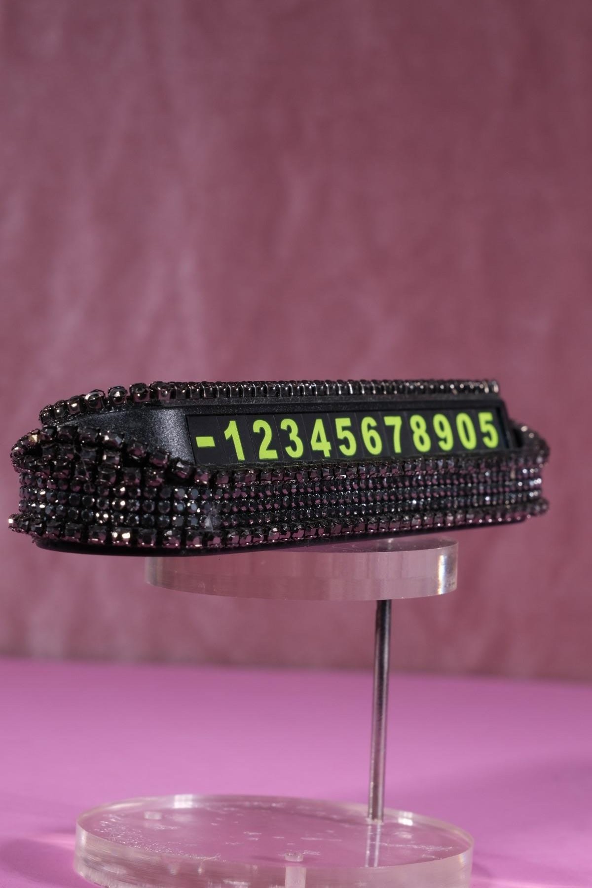 Füme Swarovski Taşlı Numaratör
