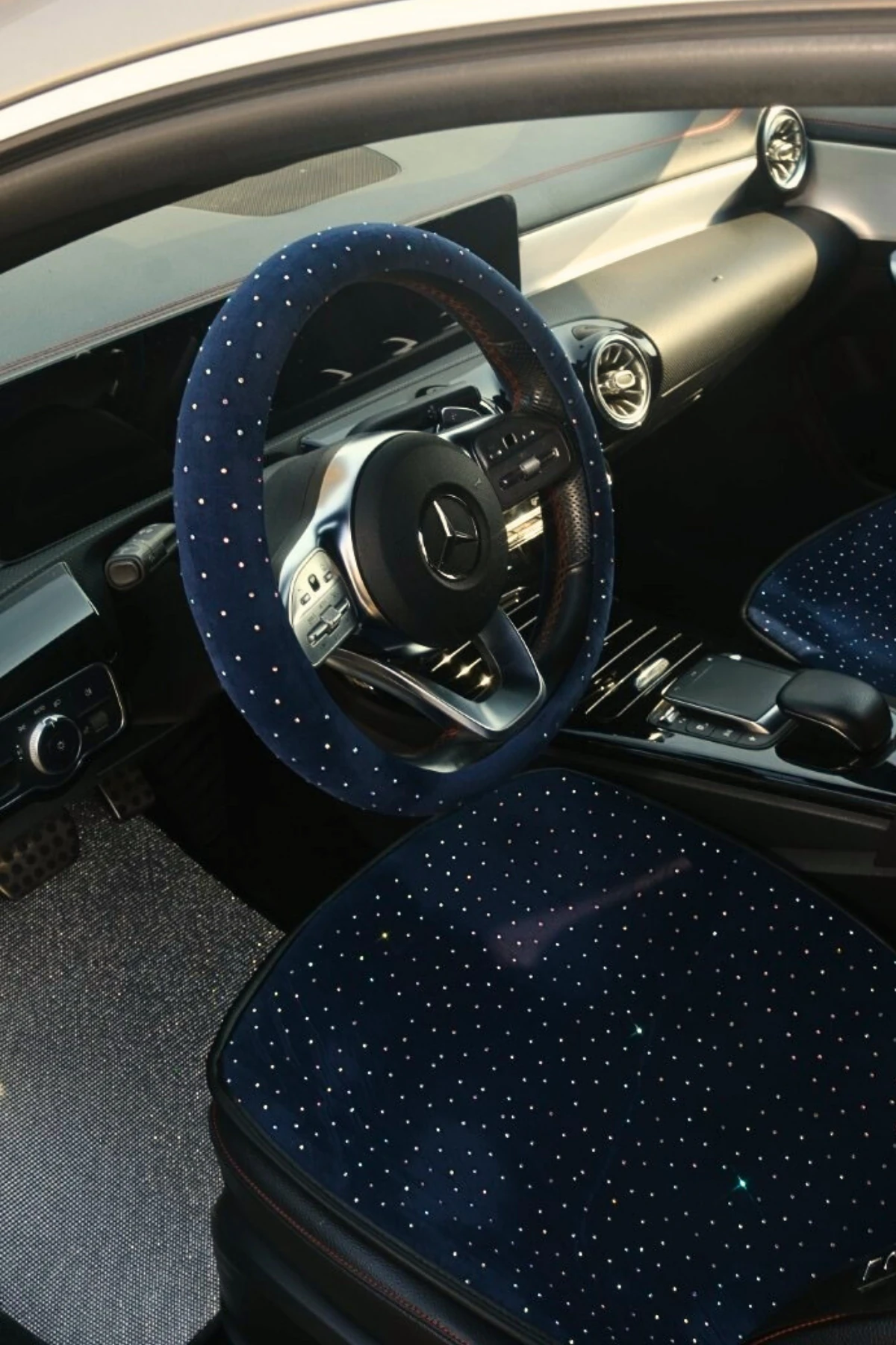 Süet Taş İşlemeli FULL SET